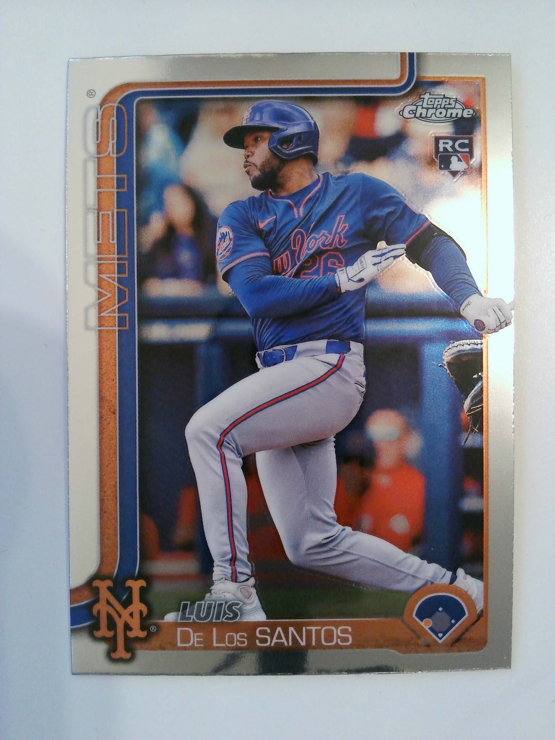 2025 Topps Chrome Baseball Luis De Los Santos #74 Rookie