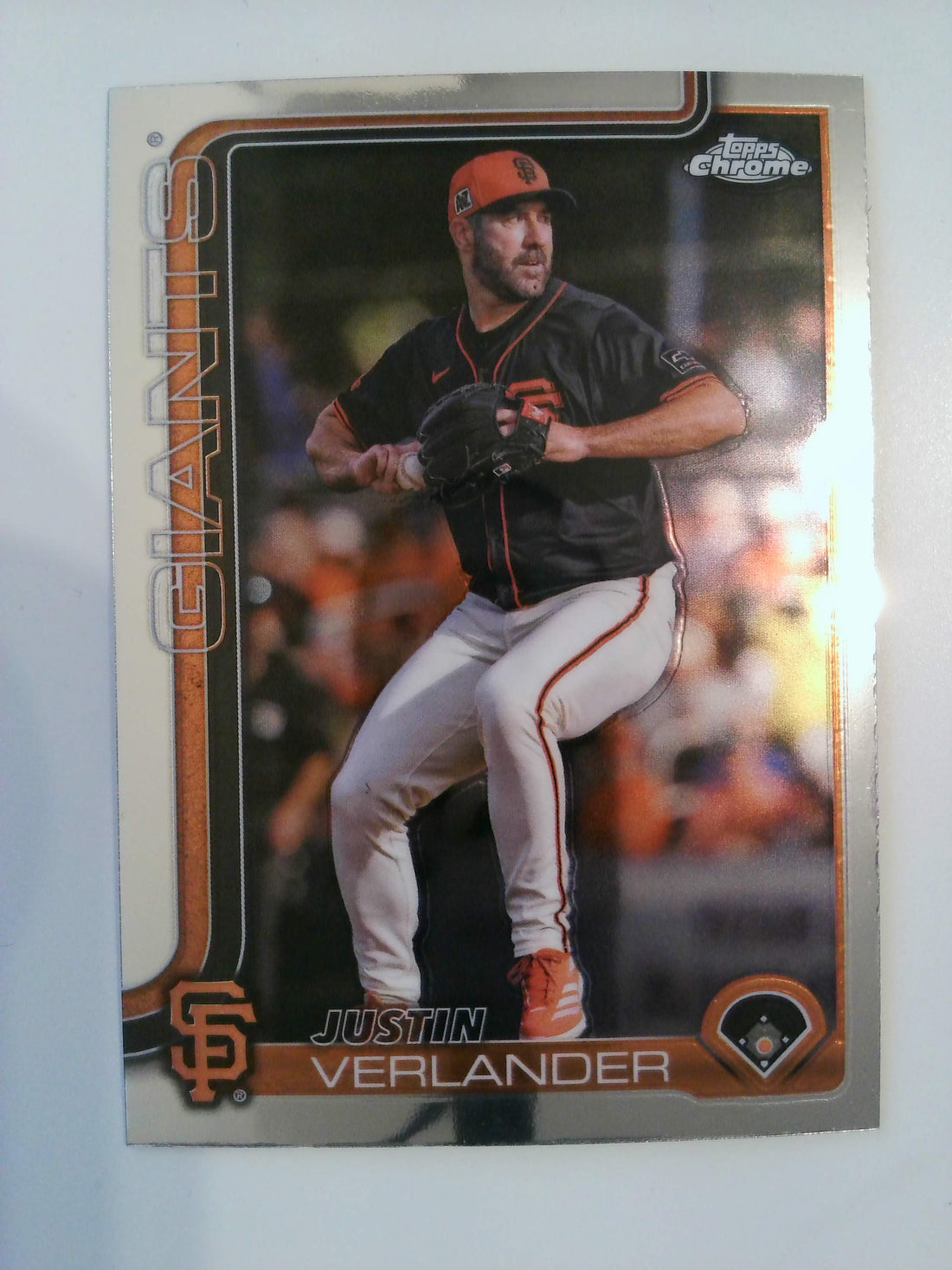 2025 Topps Chrome Baseball Justin Verlander #242