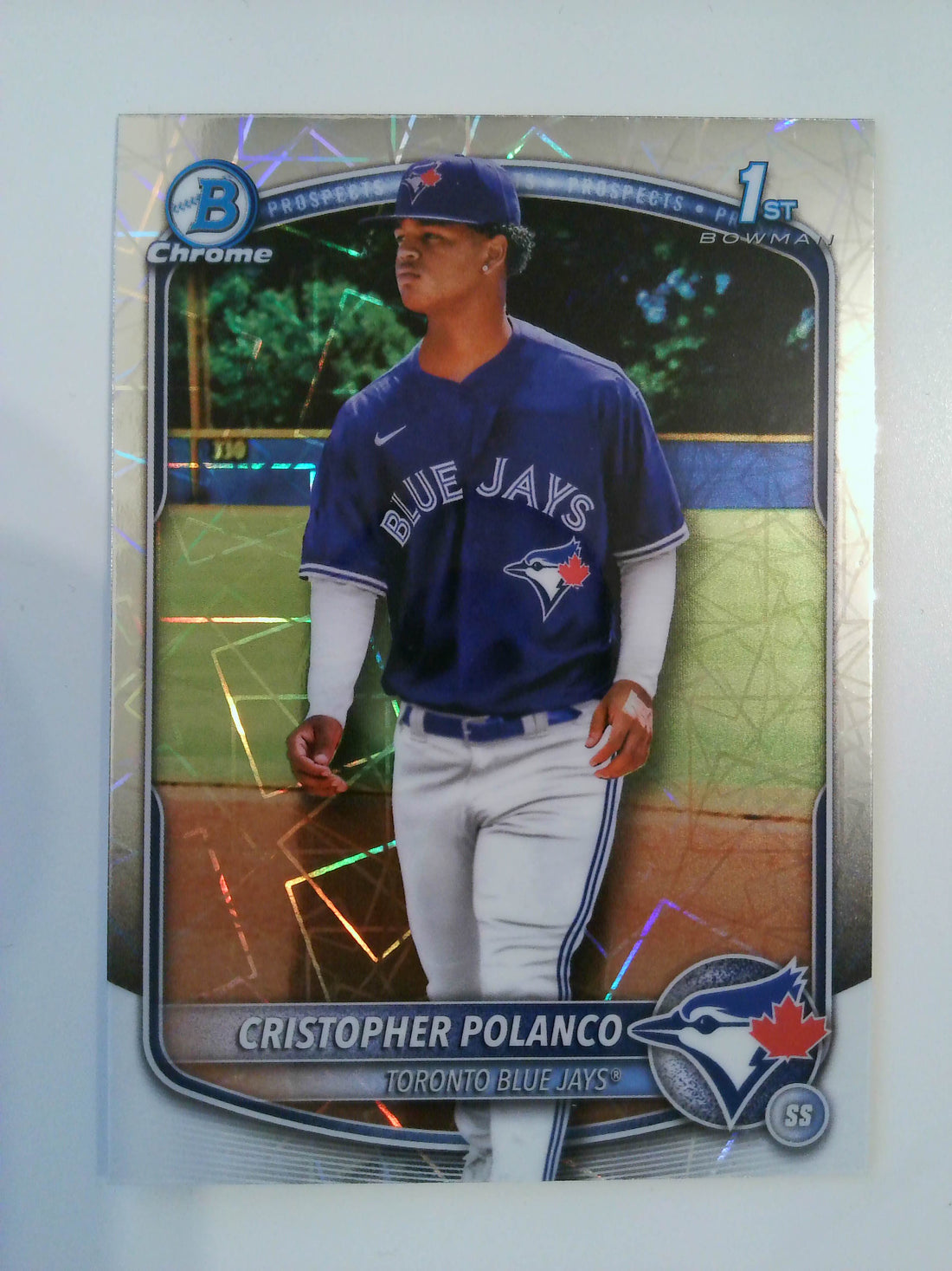 2025 Bowman Chrome Baseball Prospects Laser Cristopher Polanco #BCP-162