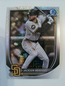 2025 Bowman Chrome Baseball Mojo Refractors Jackson Merrill #38
