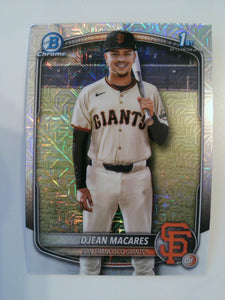 2025 Bowman Chrome Baseball Prospects Mojo Djean Macares #BCP-237
