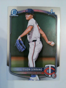 2025 Bowman Chrome Baseball Prospects Teilon Serrano #BCP-188