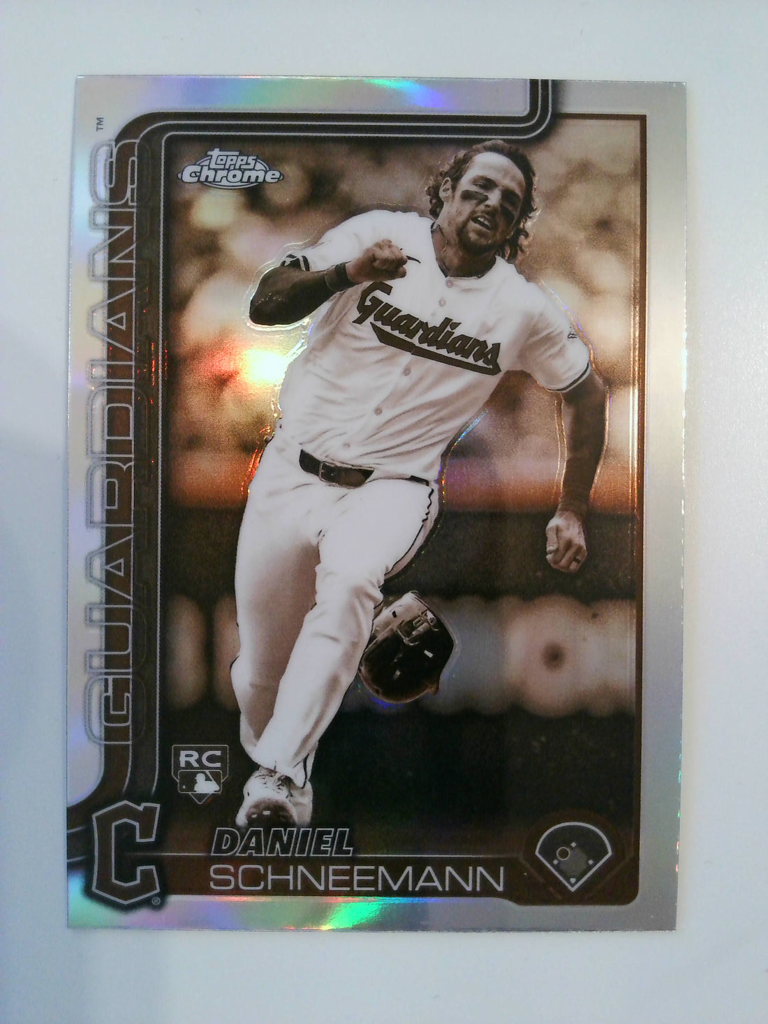 2025 Topps Chrome Baseball Sepia Refractors Daniel Schneemann #43 Rookie