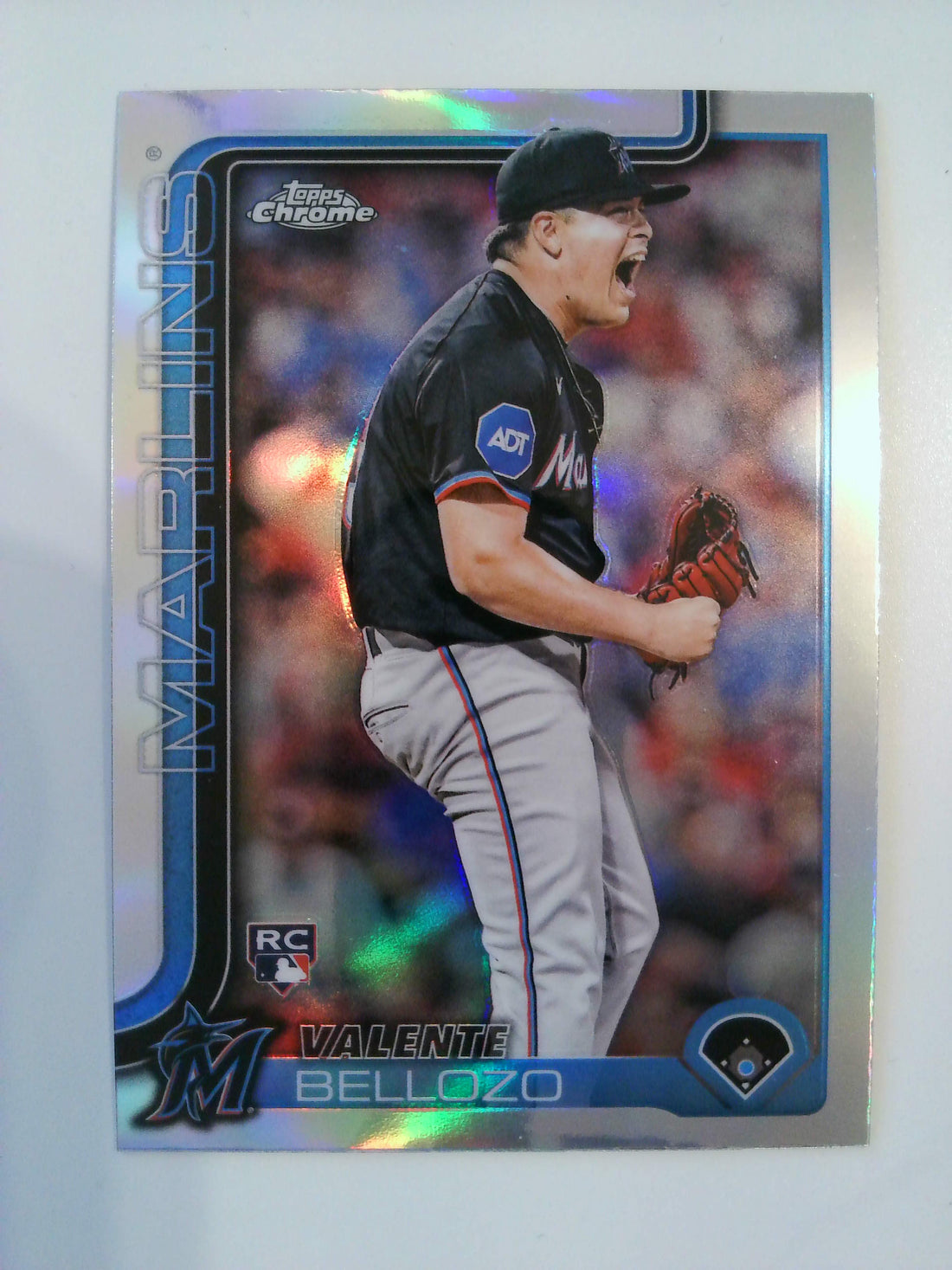 2025 Topps Chrome Baseball Refractors Valente Bellozo #122 Rookie