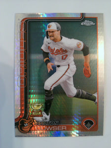 2025 Topps Chrome Baseball Prism Refractors Colton Cowser #44