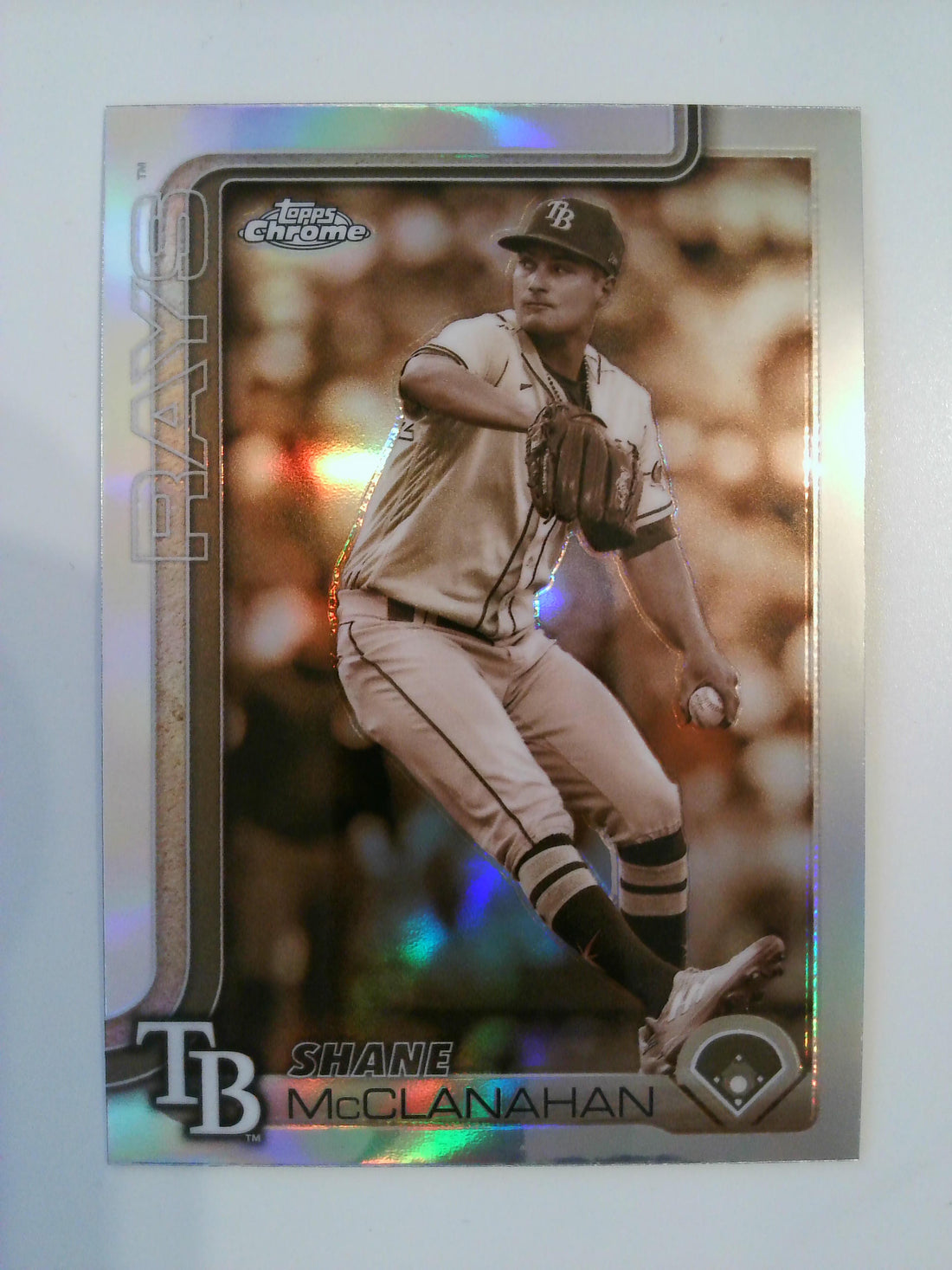 2025 Topps Chrome Baseball Sepia Refractors Shane McClanahan #298