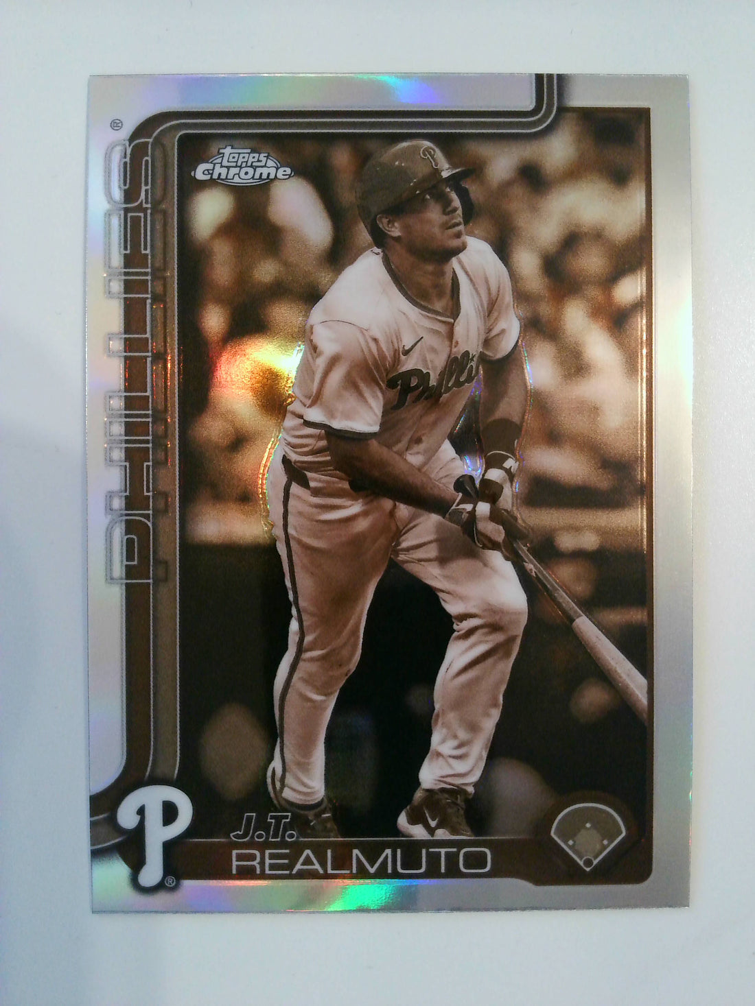 2025 Topps Chrome Baseball Sepia Refractors J.T. Realmuto #2