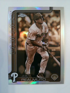 2025 Topps Chrome Baseball Sepia Refractors J.T. Realmuto #2