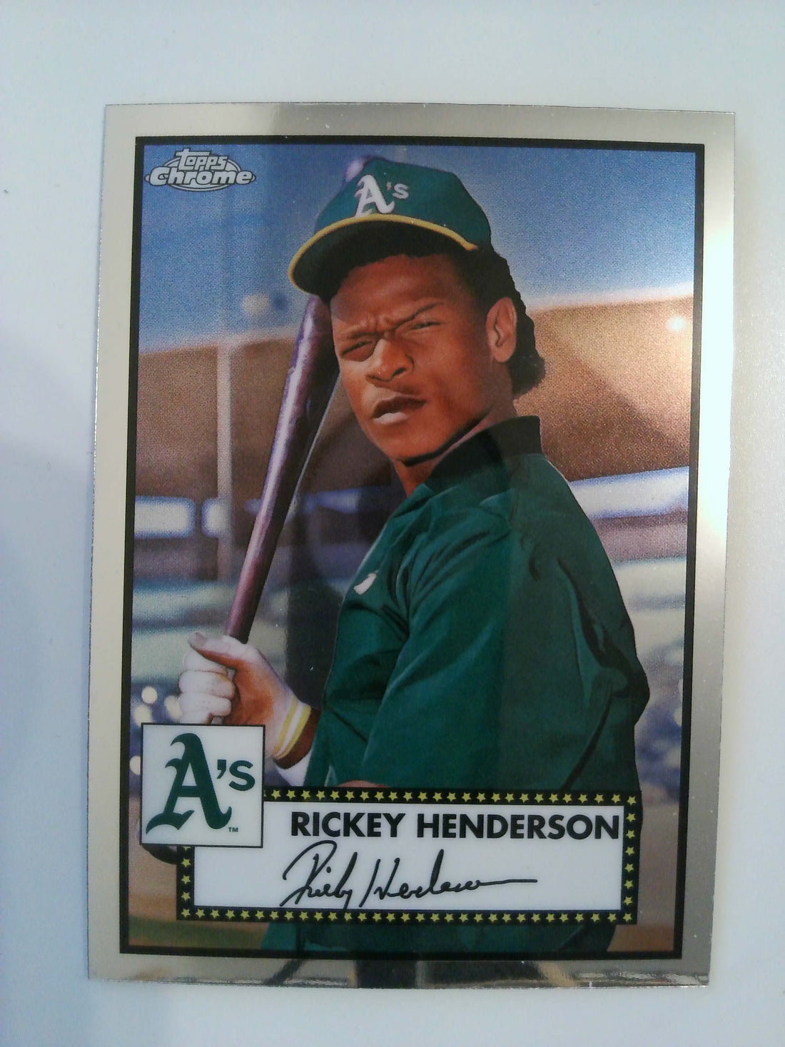 2021 Topps Chrome Platinum Anniversary Baseball Rickey Henderson #501