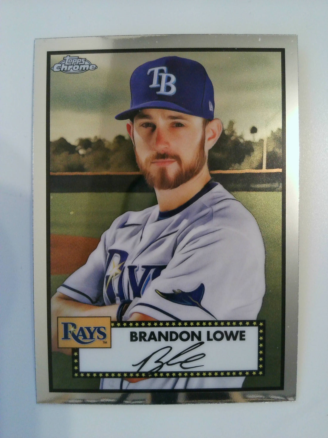2021 Topps Chrome Platinum Anniversary Baseball Brandon Lowe #326