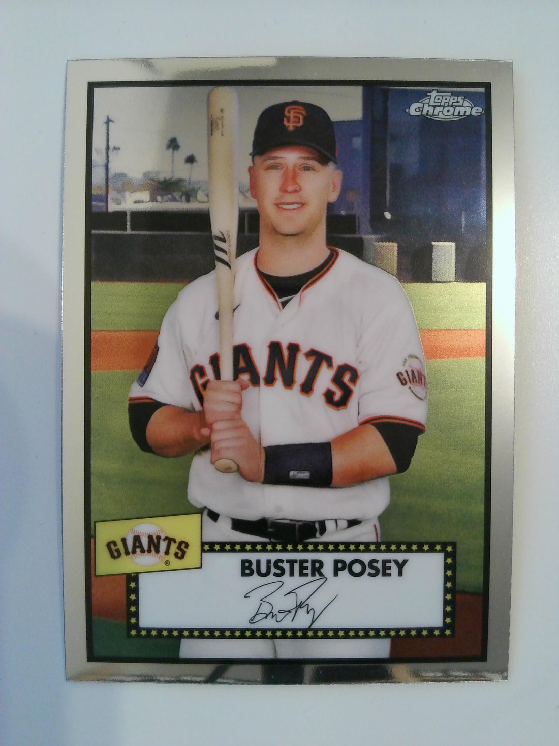 2021 Topps Chrome Platinum Anniversary Baseball Buster Posey #210