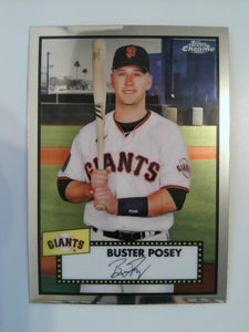 2021 Topps Chrome Platinum Anniversary Baseball Buster Posey #210