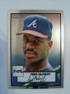 2021 Topps Chrome Platinum Anniversary Baseball Fred McGriff #684