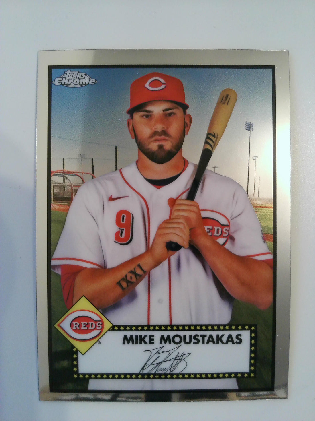 2021 Topps Chrome Platinum Anniversary Baseball Mike Moustakas #251