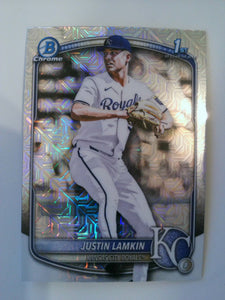 2025 Bowman Draft Baseball Chrome Mojo Refractor Justin Lamkin #BDC-62