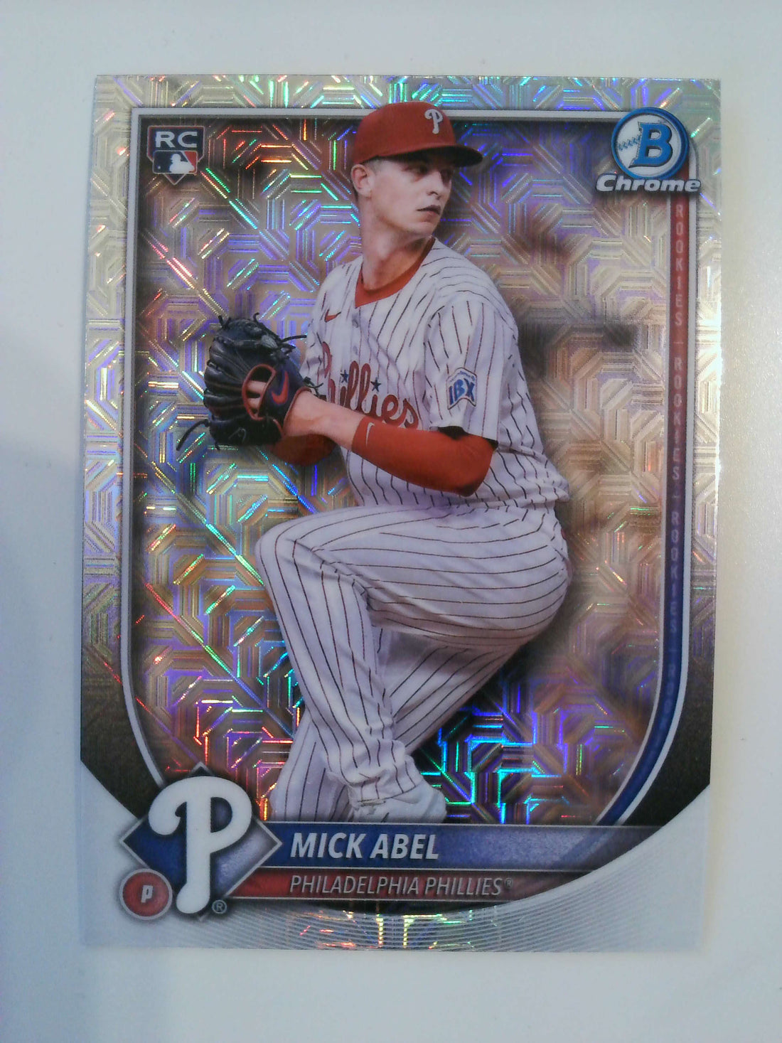 2025 Bowman Chrome Baseball Mojo Refractors Mick Abel #11 Rookie