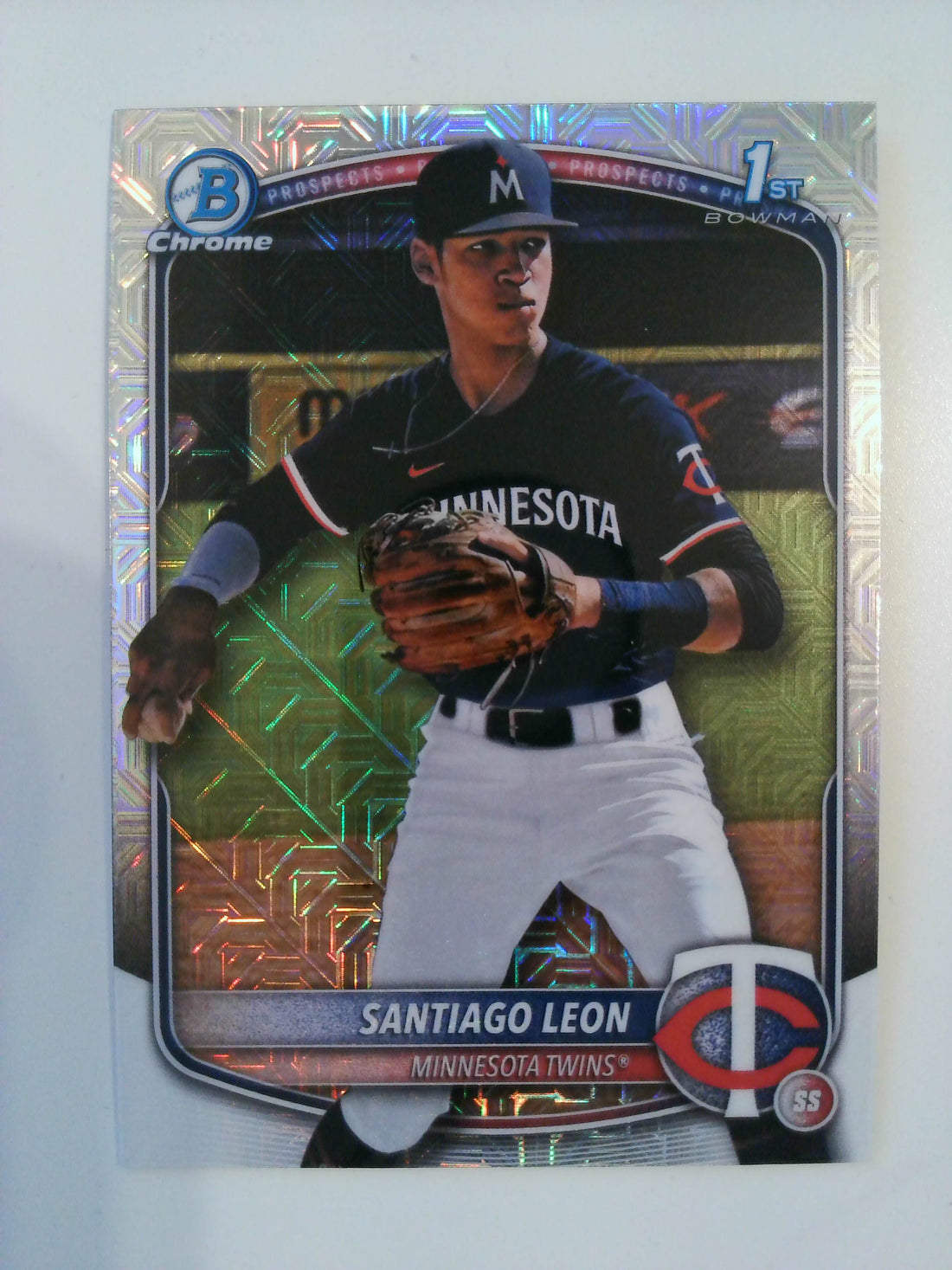 2025 Bowman Chrome Baseball Prospects Mojo Santiago Leon #BCP-247