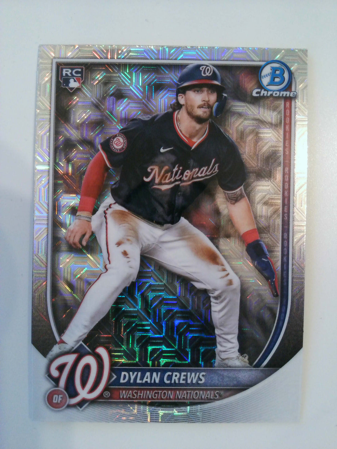 2025 Bowman Chrome Baseball Mojo Refractors Dylan Crews #3 Rookie