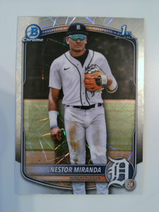 2025 Bowman Chrome Baseball Prospects Laser Nestor Miranda #BCP-217