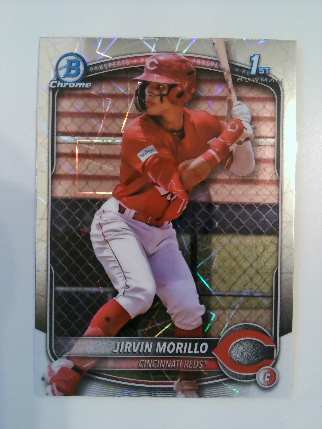2025 Bowman Chrome Baseball Prospects Laser Jirvin Morillo #BCP-160