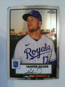 2021 Topps Chrome Platinum Anniversary Baseball Hunter Dozier #462