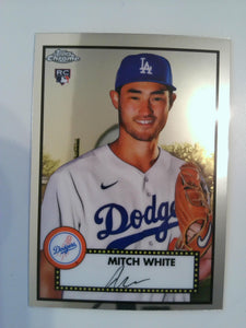 2021 Topps Chrome Platinum Anniversary Baseball Mitch White #46 Rookie