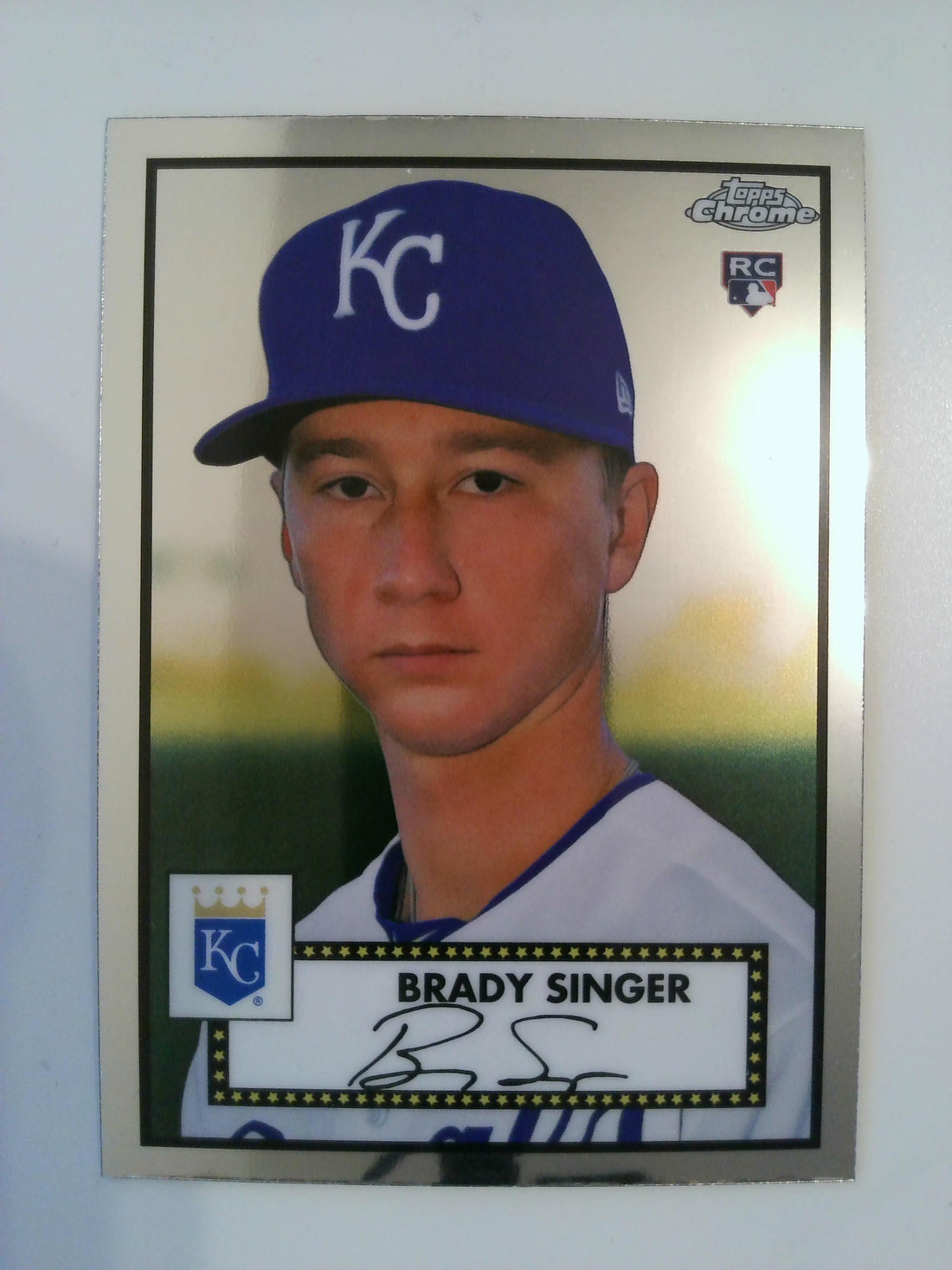 2021 Topps Chrome Platinum Anniversary Baseball Brady Singer #6 Rookie
