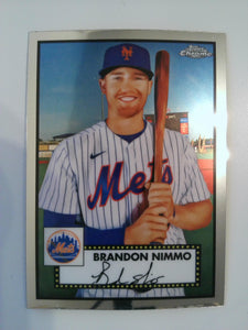 2021 Topps Chrome Platinum Anniversary Baseball Brandon Nimmo #126