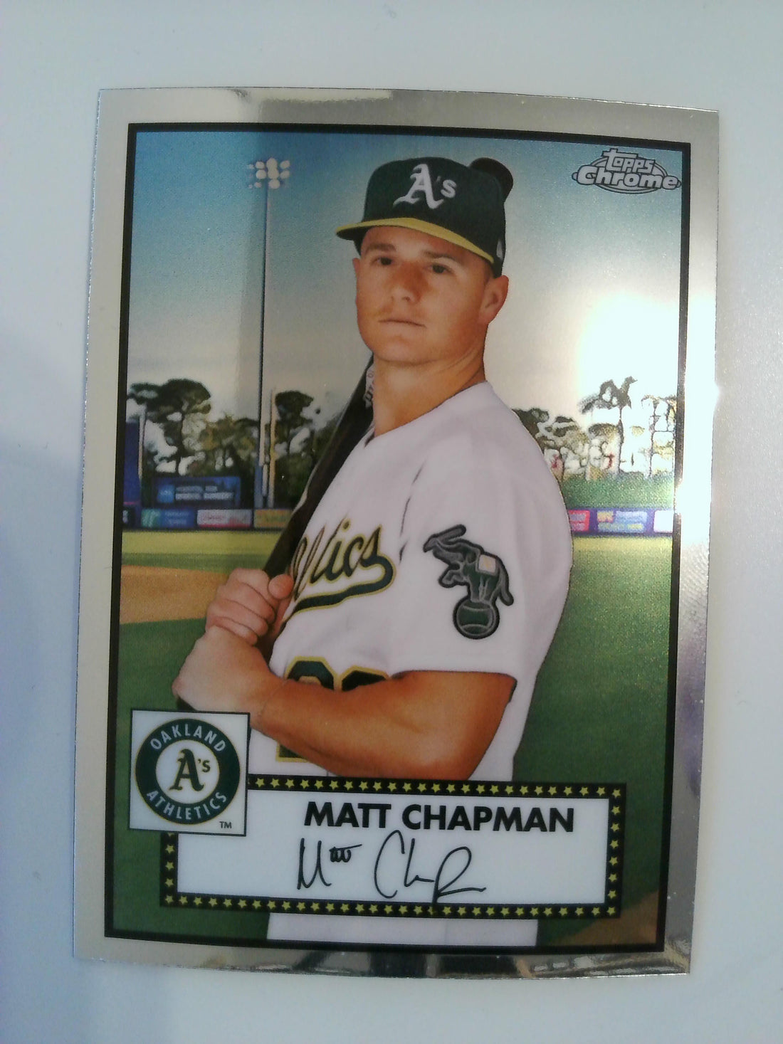2021 Topps Chrome Platinum Anniversary Baseball Matt Chapman #175