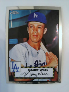 2021 Topps Chrome Platinum Anniversary Baseball Maury Wills #693