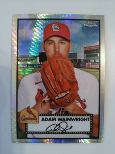2021 Topps Chrome Platinum Anniversary Prism Refractor Adam Wainwright #397