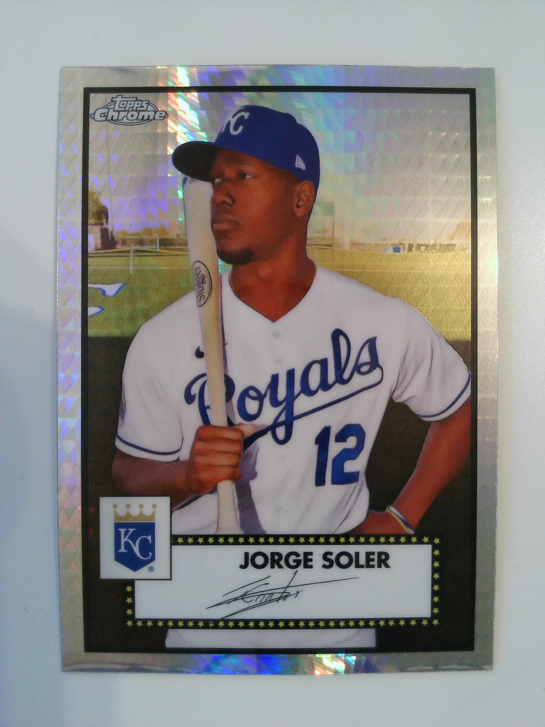 2021 Topps Chrome Platinum Anniversary Baseball Prism Refractor Jorge Soler #151