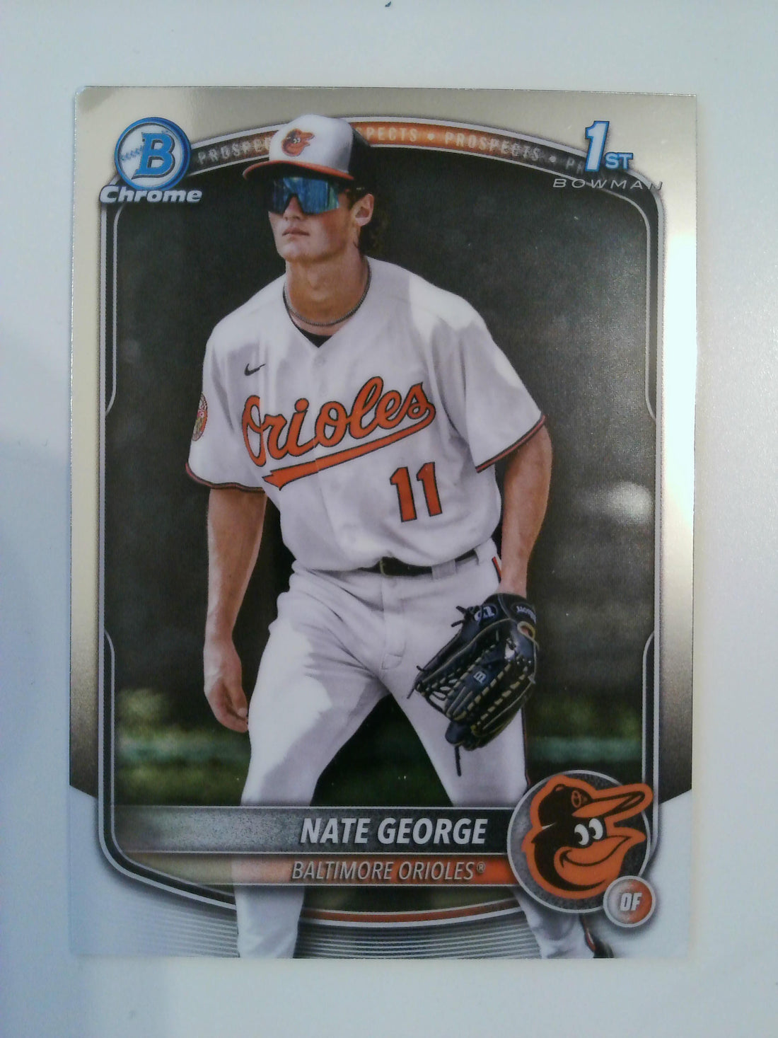 2025 Bowman Chrome Baseball Nate George #BCP-184
