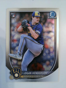 2025 Bowman Chrome Baseball Logan Henderson #92 Rookie