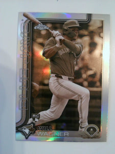 2025 Topps Chrome Baseball Sepia Refractors Will Wagner #137 Rookie