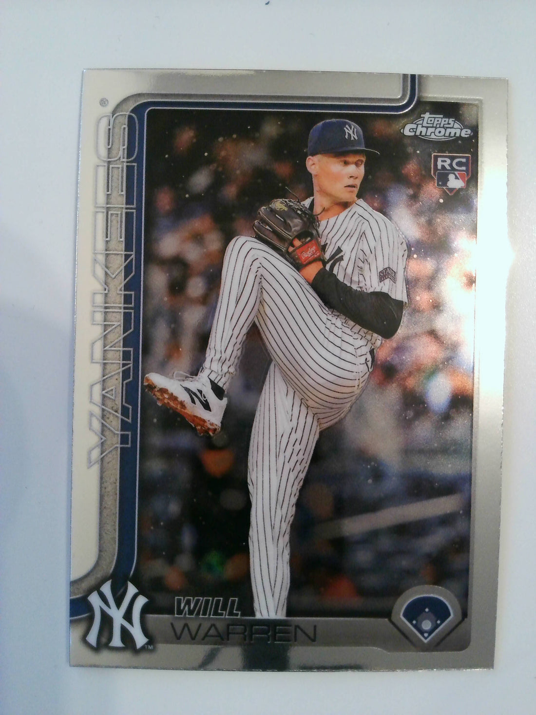2025 Topps Chrome Baseball Will Warren #81 Rookie