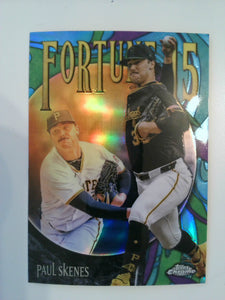2025 Topps Chrome Baseball Fortune 15 Paul Skenes #F15-8