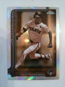 2025 Topps Chrome Baseball Sepia Refractors Mike Yastrzemski #40
