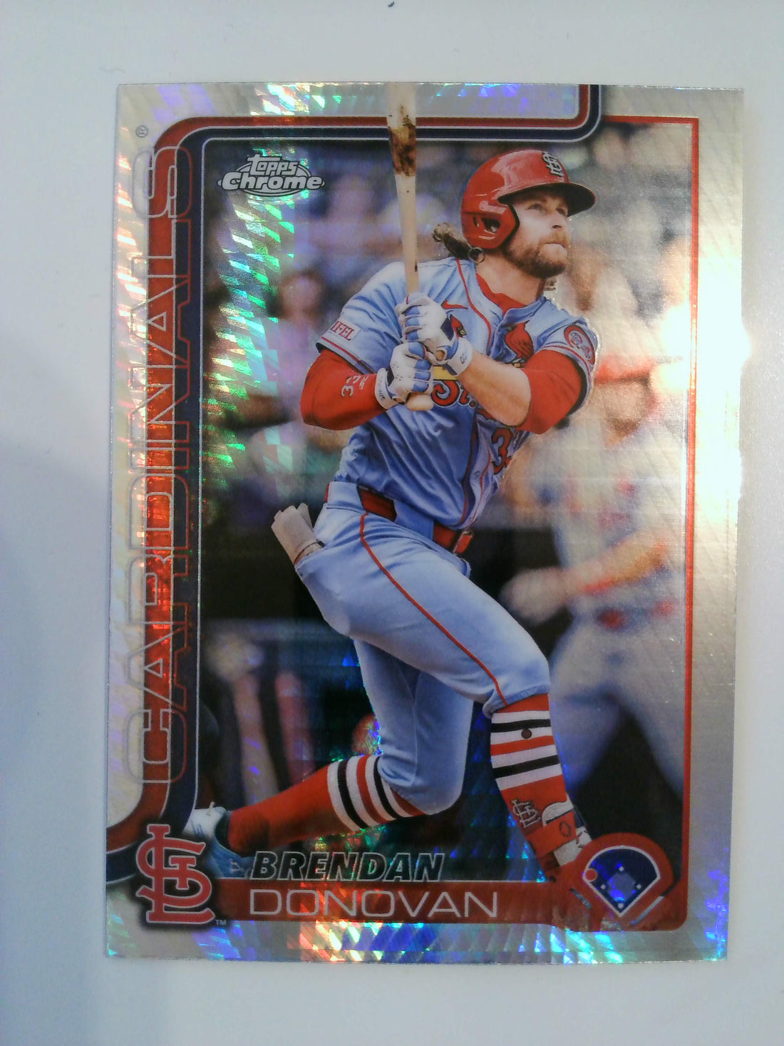 2025 Topps Chrome Baseball Prism Refractors Brendan Donovan #233