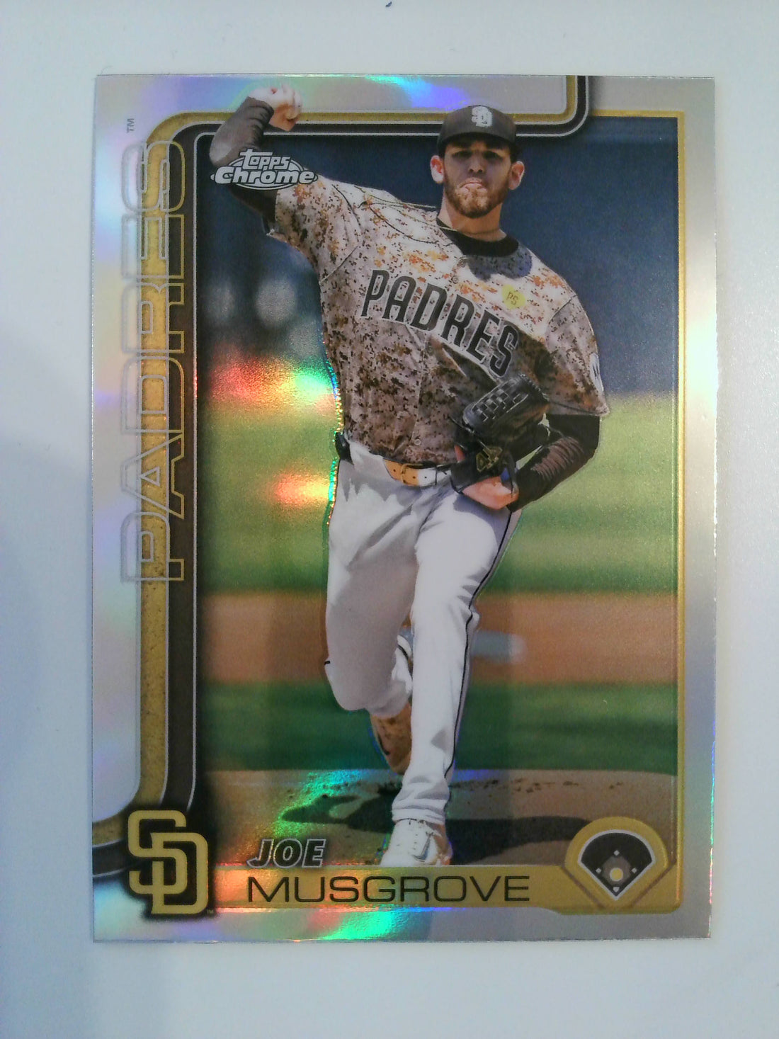 2025 Topps Chrome Baseball Refractors Joe Musgrove #55