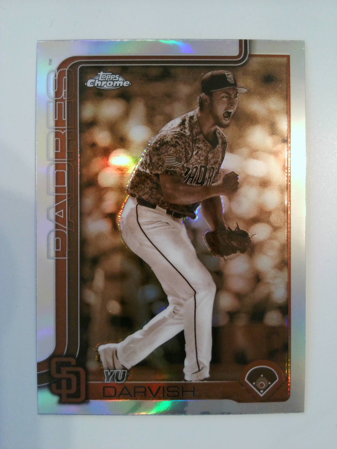 2025 Topps Chrome Baseball Sepia Refractors Yu Darvish #186