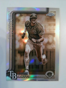 2025 Topps Chrome Baseball Sepia Refractors Josh Lowe #111
