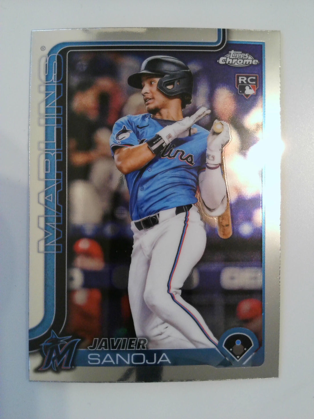 2025 Topps Chrome Baseball Javier Sanoja #76 Rookie