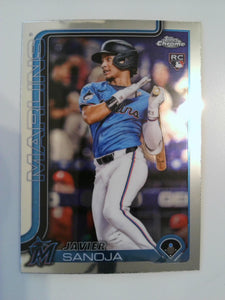 2025 Topps Chrome Baseball Javier Sanoja #76 Rookie