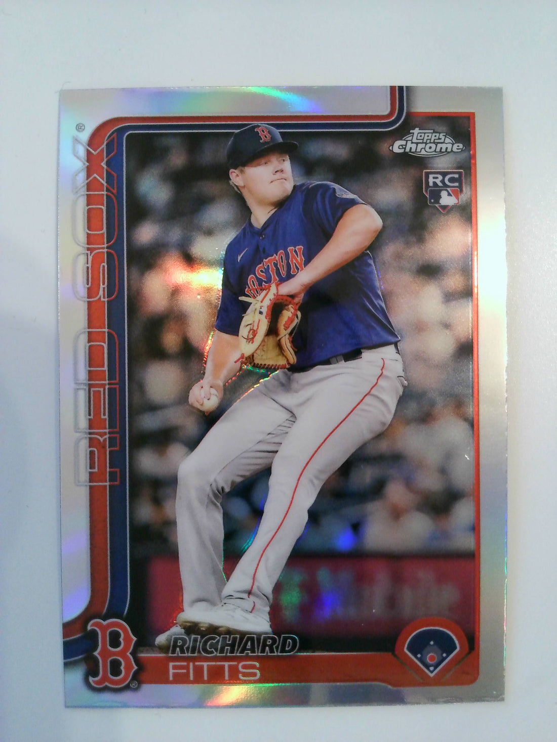 2025 Topps Chrome Baseball Refractors Richard Fitts #72 Rookie