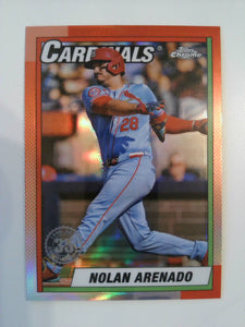 2025 Topps Chrome Baseball 1990 Topps Baseball Nolan Arenado #90CB-19