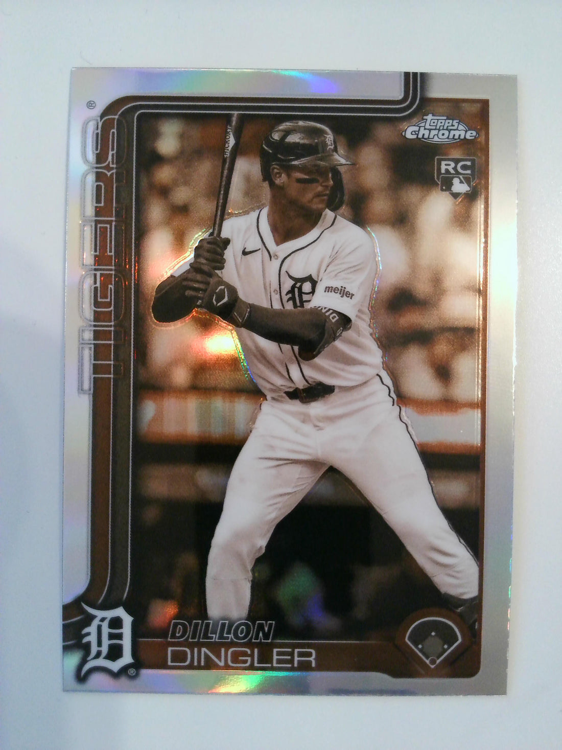 2025 Topps Chrome Baseball Sepia Refractors Dillon Dingler #274 Rookie