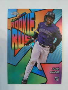 2025 Topps Chrome Baseball Chrome All-Etch Rookie Rush Adael Amador #CERR-18