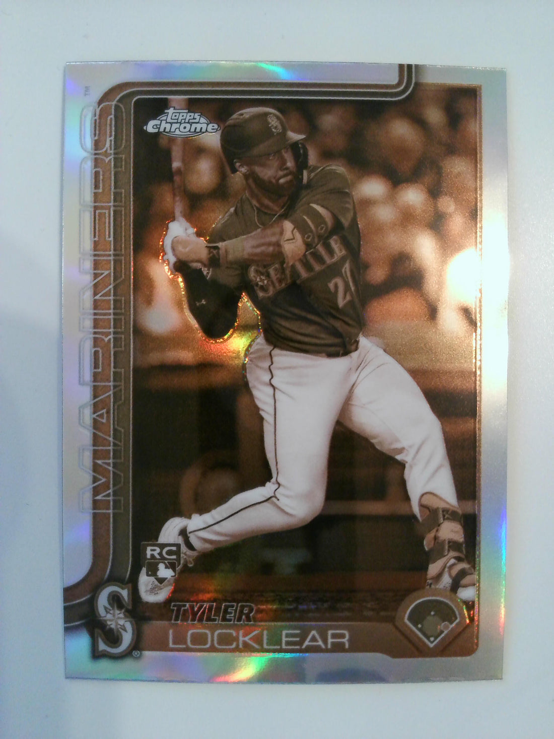 2025 Topps Chrome Baseball Sepia Refractors Tyler Locklear #41 Rookie