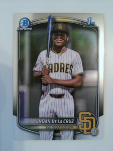 2025 Bowman Chrome Baseball Prospects Jhoan De La Cruz #BCP-223